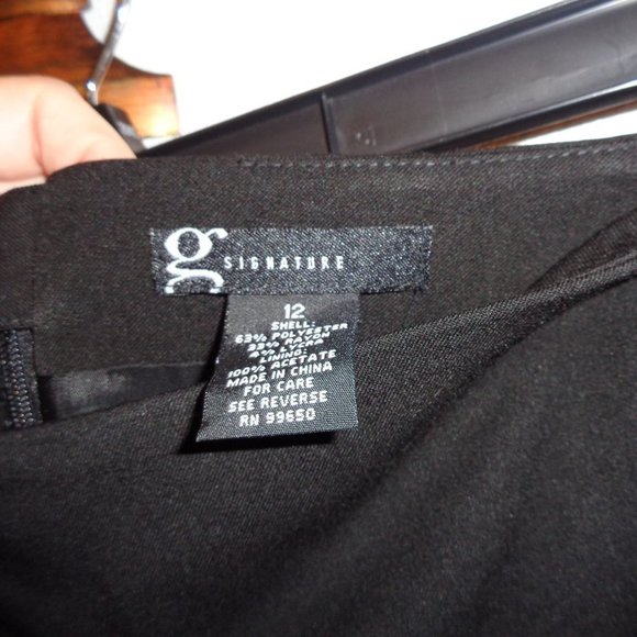 G Signature Black Skirt Size 12 NWT - Picture 7 of 10